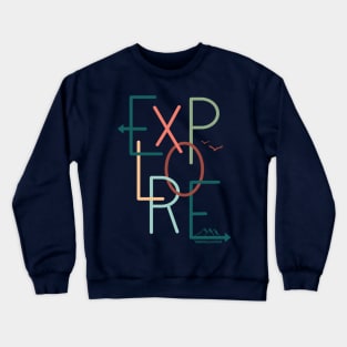 Explore Graphic Design © GraphicLoveShop Crewneck Sweatshirt